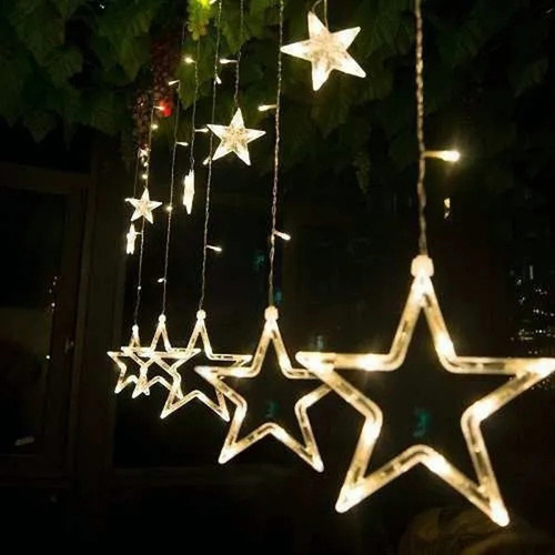 Guirnalda De Luces Led Navideña Para Decoración De Ventanas