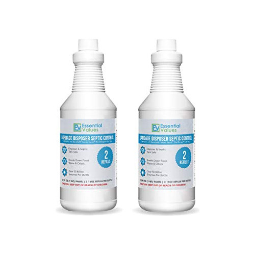 2 Pack Essential Values 2x Refill Septic Solution For Insink