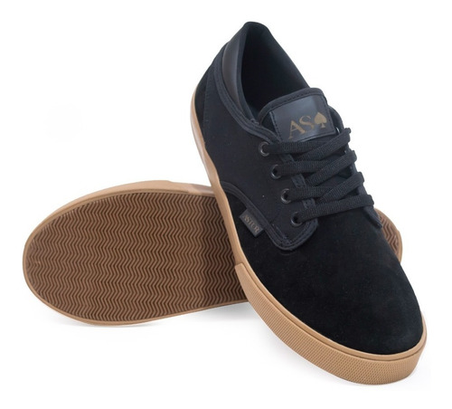 Imagen 2 de 9 de Zapatillas Urbanas Hombre Nauticas Lona Cuero Panchas Skate