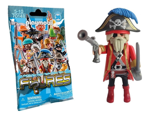 Figura Playmobil Capitán Pirata Sobre