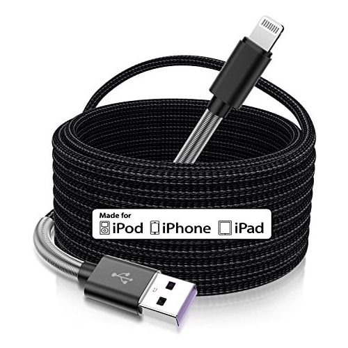 15 Ft Extra Long iPhone Charger Cord, [apple Mfi Mhfmx