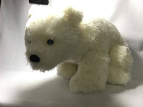 Urso Polar Bicho Pelúcia Gund Brinquedo Raro