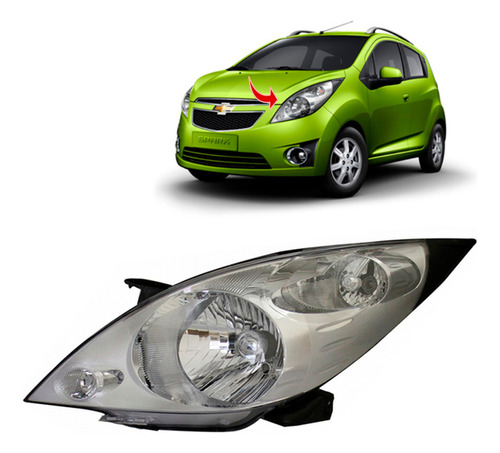 Optico Chevrolet Spark Gt 2010-2011-2012 Izquierdo Piloto