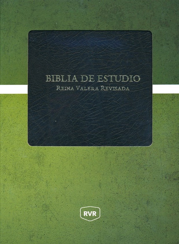 Biblia De Estudio Rvr Piel Especial Negro Clásico