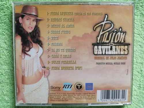 Eam Cd Musica De La Novela Pasion De Gavilanes 2003 Angela