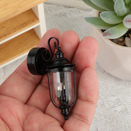 Lámpara De Pared Led En Miniatura A Escala 1/12, Mini