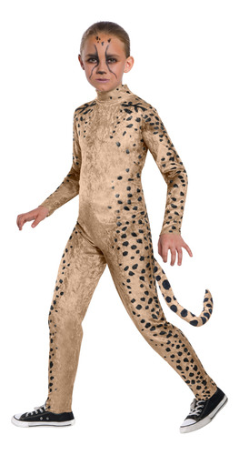 Disfraz Talla Medium Para Niños De Cheetah Para Halloween