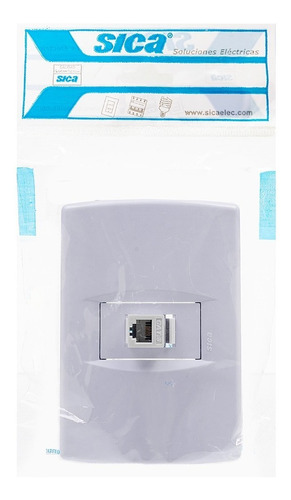 Imagen 6 de 8 de Llave De Luz Sica - Toma Para Teléfono - Blanca - Iram