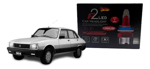 Luces Cree Led 24.000lm F2 Peugeot 504 (instalación)