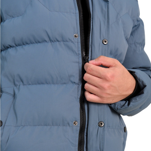 Camperon Hombre Con Piel Abrigo Campera Invierno Hombres