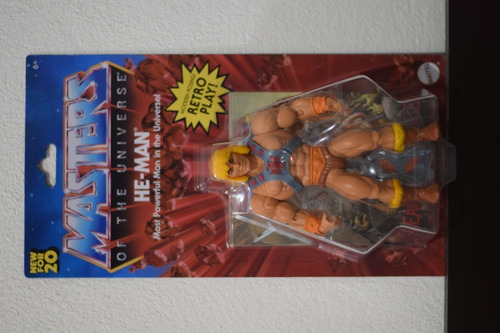 He-man Motu Origins 2020 Retro Play + Comic Book (Usado)