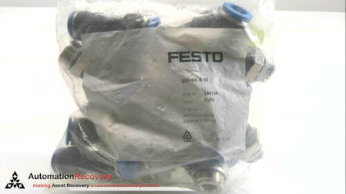 Festo Qst-g3/8-10 Push-in T-fitting, 186164, See Desc # Ccf