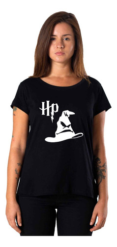 Remeras Mujer Harry Potter Sombrero |de Hoy No Pasa| 4 V