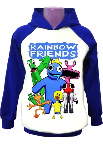 Camiseta Infantil Rainbow Friends Jogo Roblox Blue