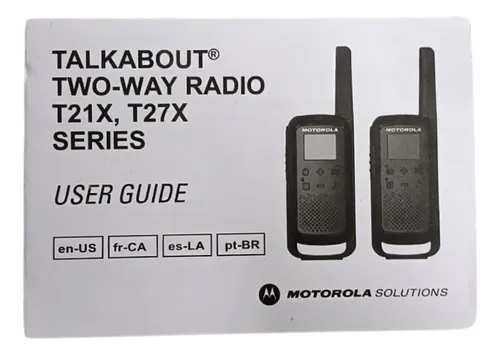 comprar Manual De Instruções Talkabout T210br Guia Dicas User Guide