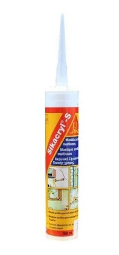 Sellador Acrilico Sikacryl-s Blanco 300ml Sika Caja 12 Pza