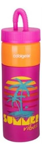 Cool Gear Coolgear Retro Hydration Botella Reutilizable Para