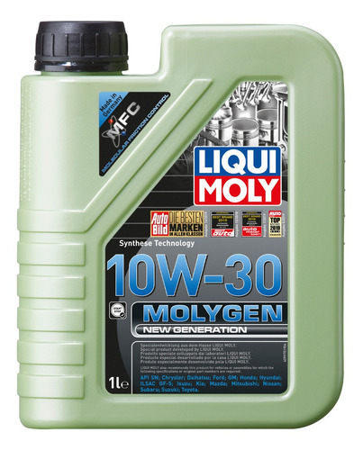 Molygen Aceite Sintetico Antifriccionante 10w30 P/ Motor 1l