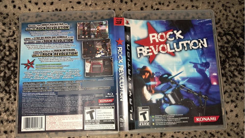 Bateria Rock Revolution Ps3 + Jogo - Funciona Em Gh E Rb (Usado)