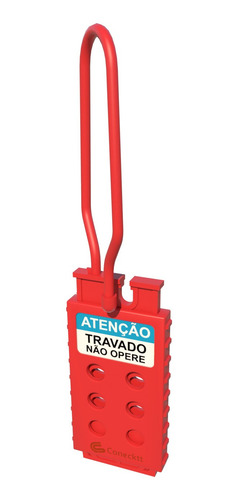 Imagem 3 de 8 de Garra Plástica Não Condutora Bloqueio Painel Elétrico Nr10