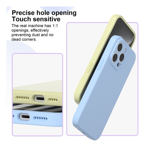 Capa De Silicone Para iPhone 14/14 Pro/14 Pro Max