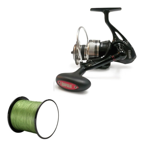 Carrete Pesca Rapala Titanium 4000sw Spinning+multifilamento