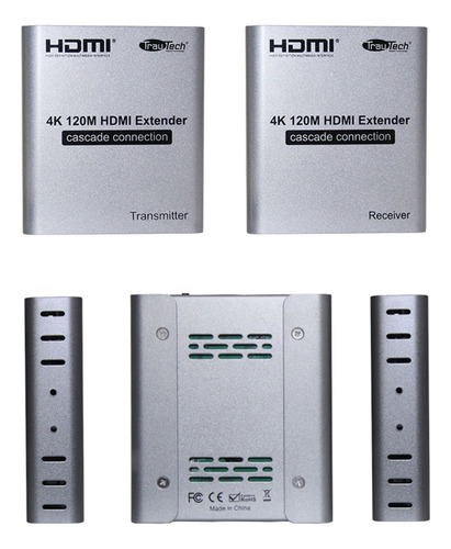 Extensor Activo Hdmi Vía Ethernet Trautech Full Hd De 120 Mt