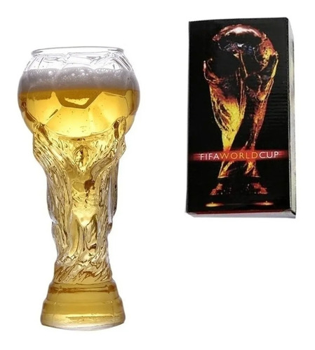 Vaso Forma Copa Del Mundo Para Beber Cerveza Tragos 450 Ml 
