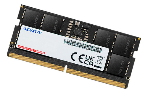 Memoria Ram Sodimm 8gb Ddr5 Adata Ad5s48008g-s Negro