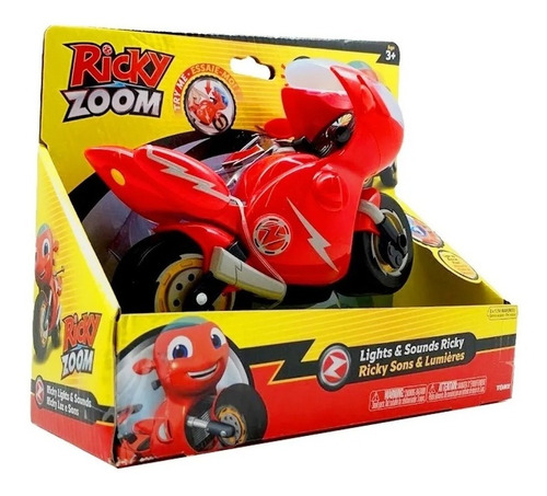 Ricky Zoom Moto Figura Con Luz Y Sonido 20 Cm