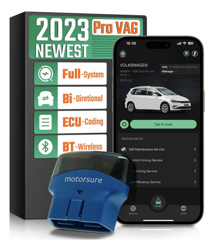 Motorsure Bluetooth Obd Ii Scanner Tool Pro Diagnostico Ecu