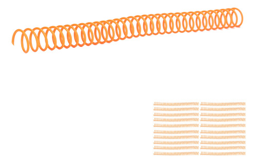 20 Bobinas De Plástico Para Encuadernación En Espiral, 19 Mm