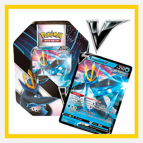 Pokémon Caja De Colección Empoleon V (4 Sobres + Carta V)