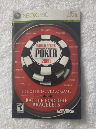 Poker 2008 Xbox360
