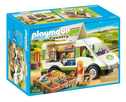 Playmobil 70134 Verdulería Móvil Mobile Farm Market En Stock