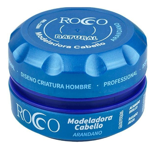 Gel Cera Modeladora De Cabello Natural Arandano 200g Rocco