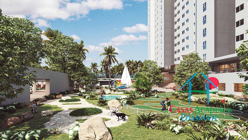 Cad Live Aqua 1306. Departamento De Playa En Preventa Con Terraza Y Alberca Privada