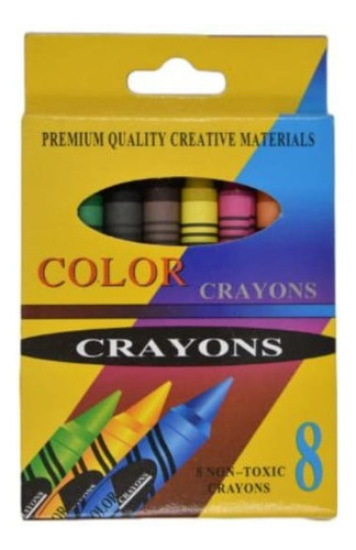 Crayolas 8cm X8 Unidades Cs!