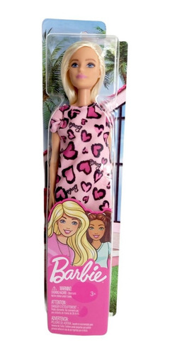 Imagen 1 de 6 de Muñeca Barbie Clasica Rubia Original Nuevo T7439 Bigshop