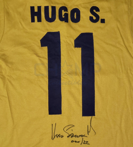 Jersey Autografiado Hugo Sánchez Pumas Unam 80's Retro