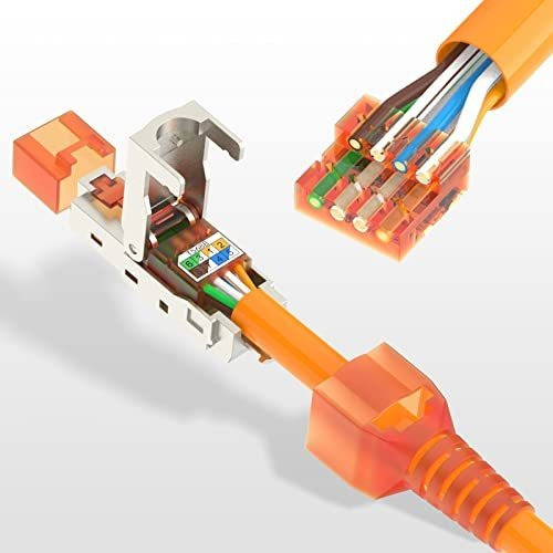 Conector Rj45 Cat7 Sin Herramientas Leenue Toolless Rj45 Ter
