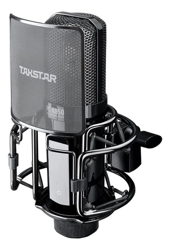Microfono De Condensador Takstar Xlr Con Diafragma Grande...