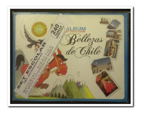 Álbum Bellezas De Chile Nuevo Vacio + 50 Sobres Sellados