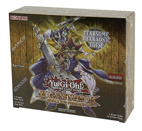 Yugioh Rivals Of Pharaoh Duelist Packs Booster Box - 36