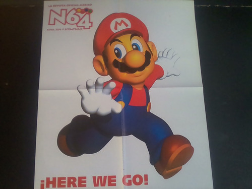 Poster Mario / Revista Club Nintendo / N64