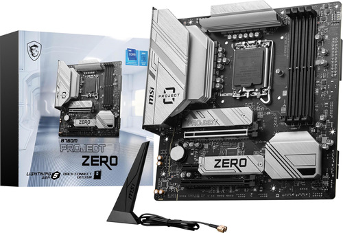 Msi B760m Project Zero - Placa Base Para Juegos (compatible