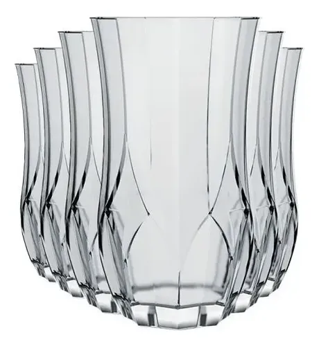 Conjunto de Copos de Vidro Opera Long Drink Nadir Figueredo 360ml 6 Unidades