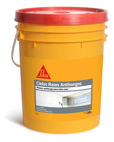 Pintura Para Cielorraso Cubritiva Antihongos Sika - 20 Kg