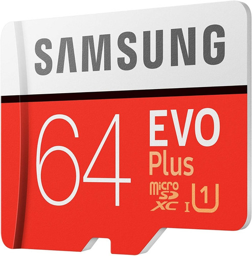 Samsung Evo Plus Memoria Micro Sd 64gb Clase 10 Uhs 3