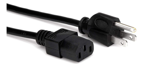 Hosa Pwc-140.5 Cable De Alimentacion, Iec C13 A Nema 5-15p